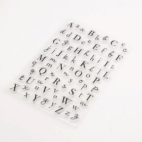 Alphabet Transparent Stamps c2