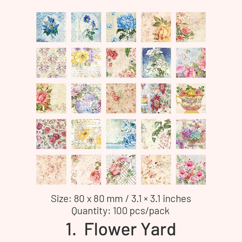 Anna's Dream Retro Collage Scrapbook Paper sku-1
