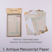 1. Antique Manuscript Paper