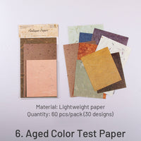 6. Aged Color Test Paper
