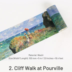 Art Museum Series Famous Paintings Wide Washi Tape sku-2