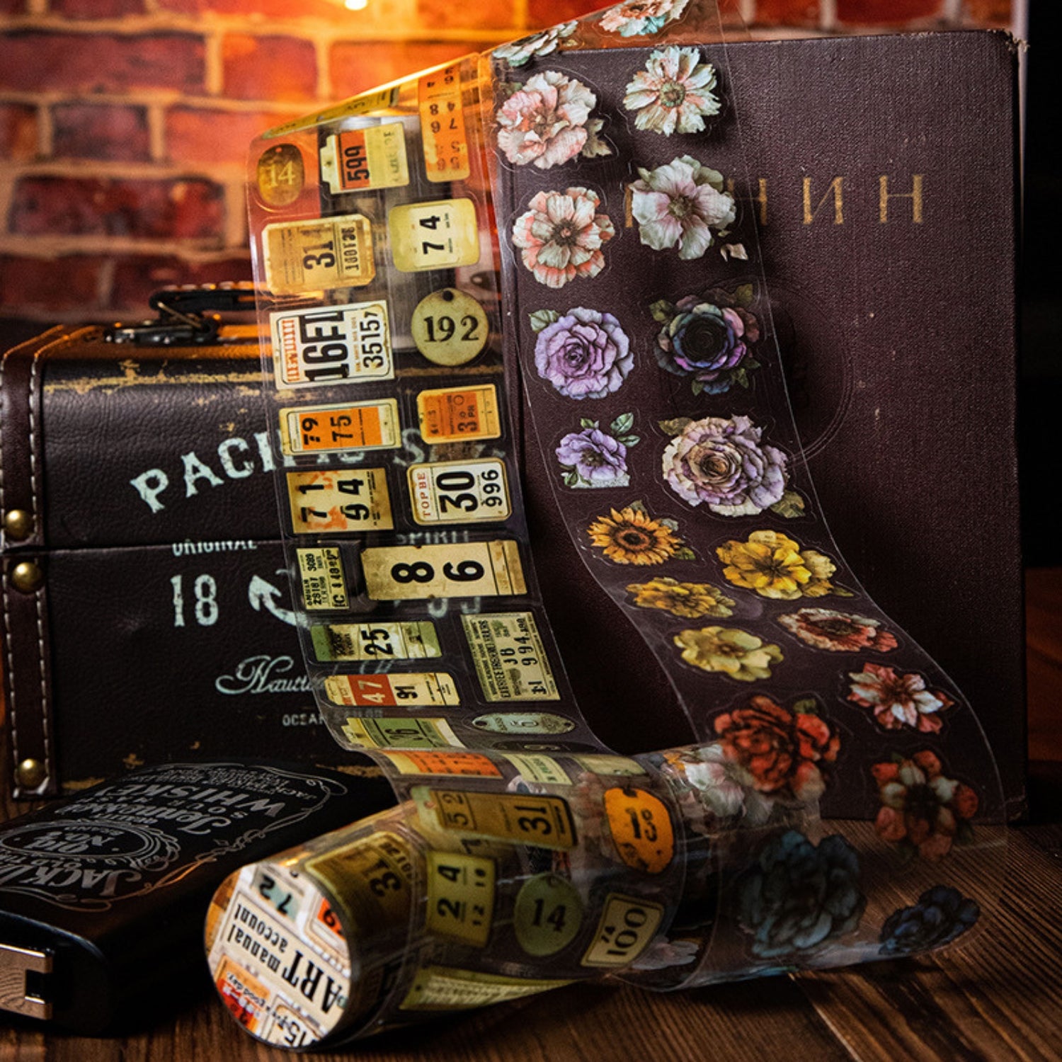 Art Notebook Series Retro Landscaping Tape 1