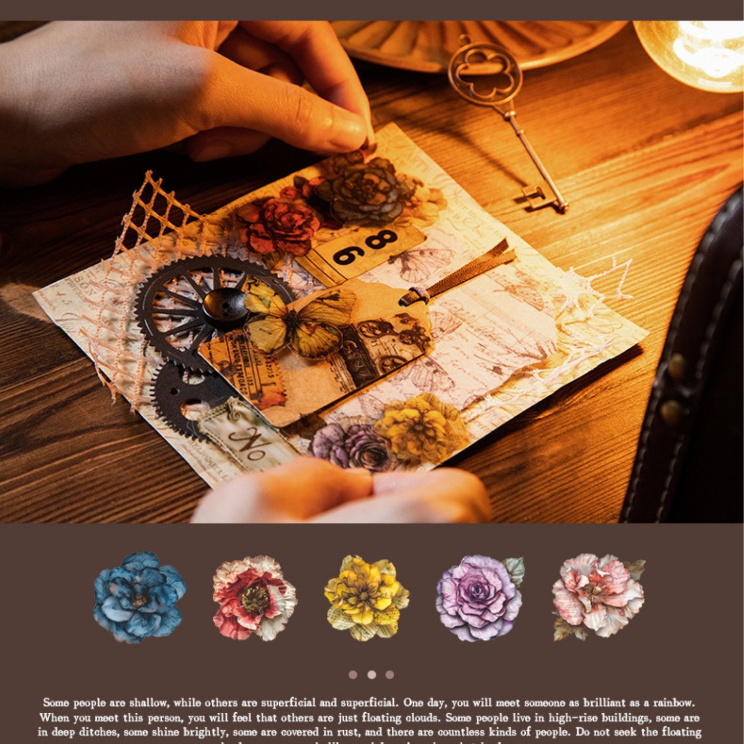 Art Notebook Series Retro Landscaping Tape 10