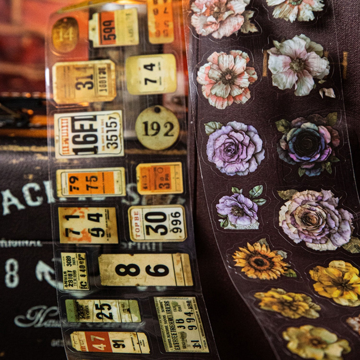 Art Notebook Series Retro Landscaping Tape 11