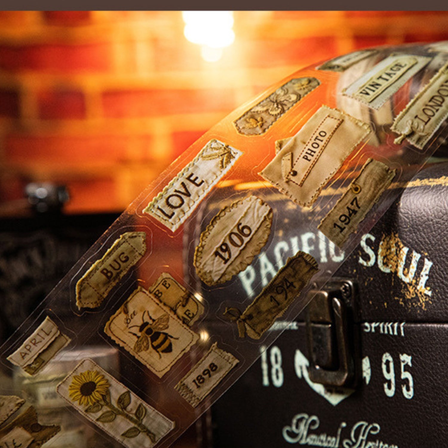 Art Notebook Series Retro Landscaping Tape 13