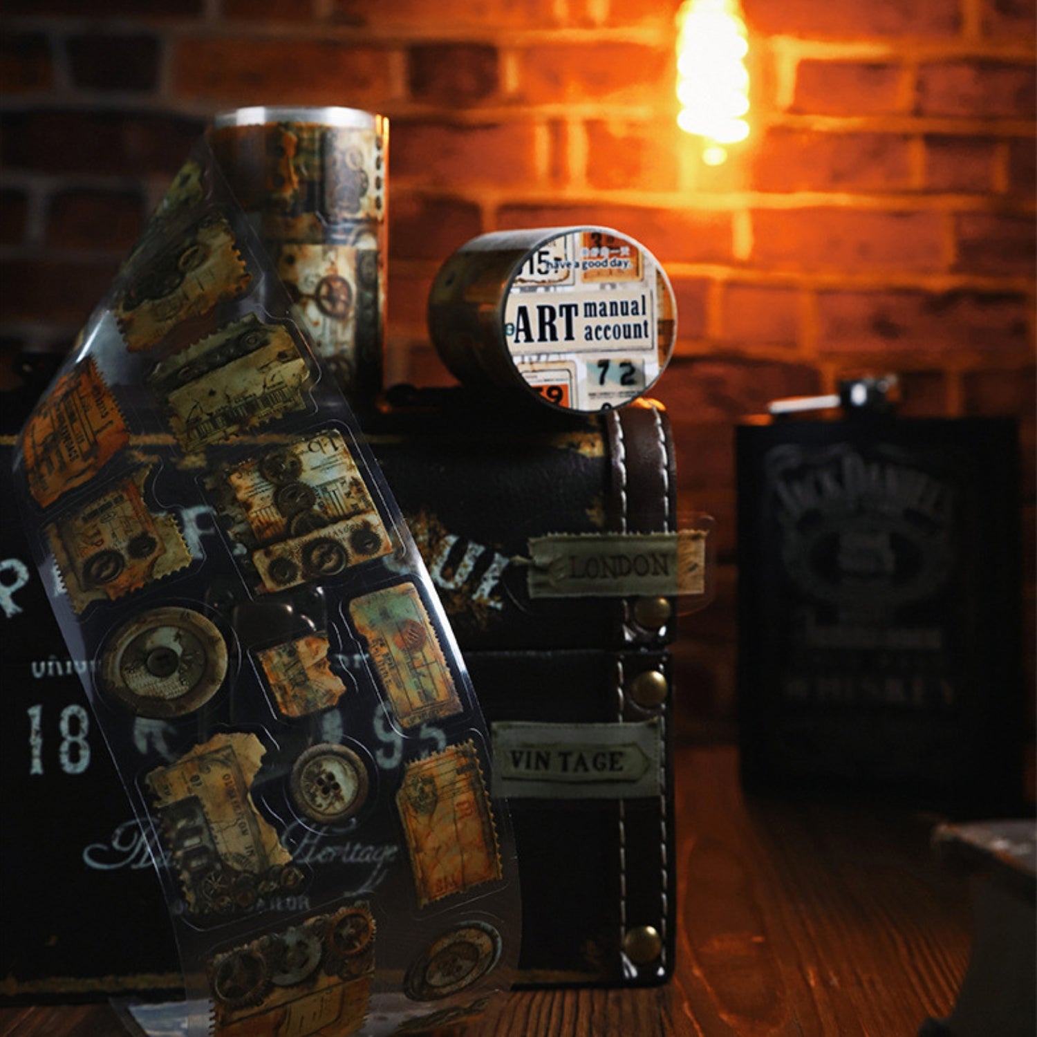 Art Notebook Series Retro Landscaping Tape 14