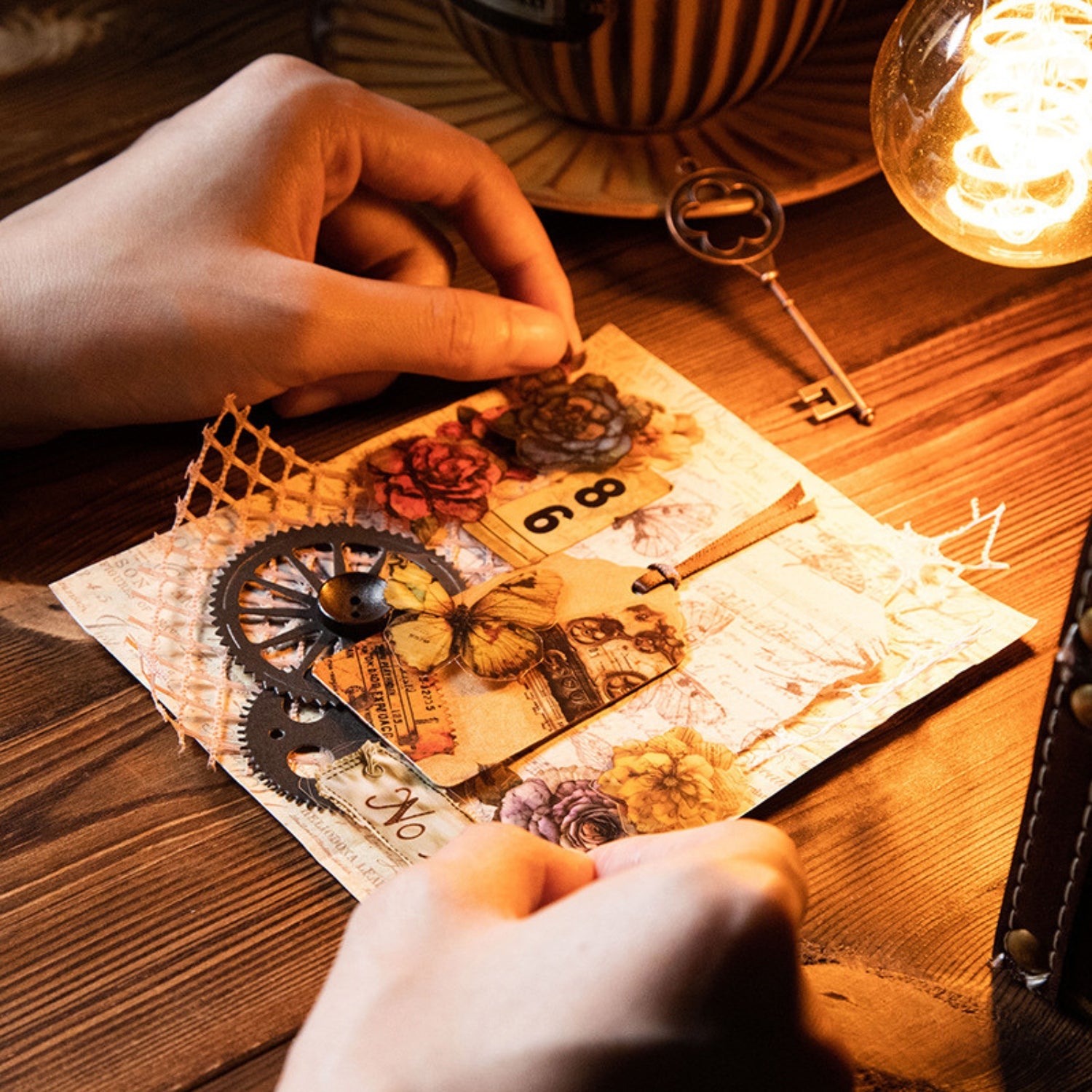 Art Notebook Series Retro Landscaping Tape 4