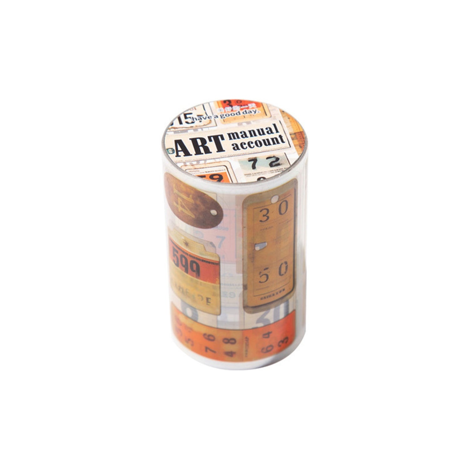 Art Notebook Series Retro Landscaping Tape 5