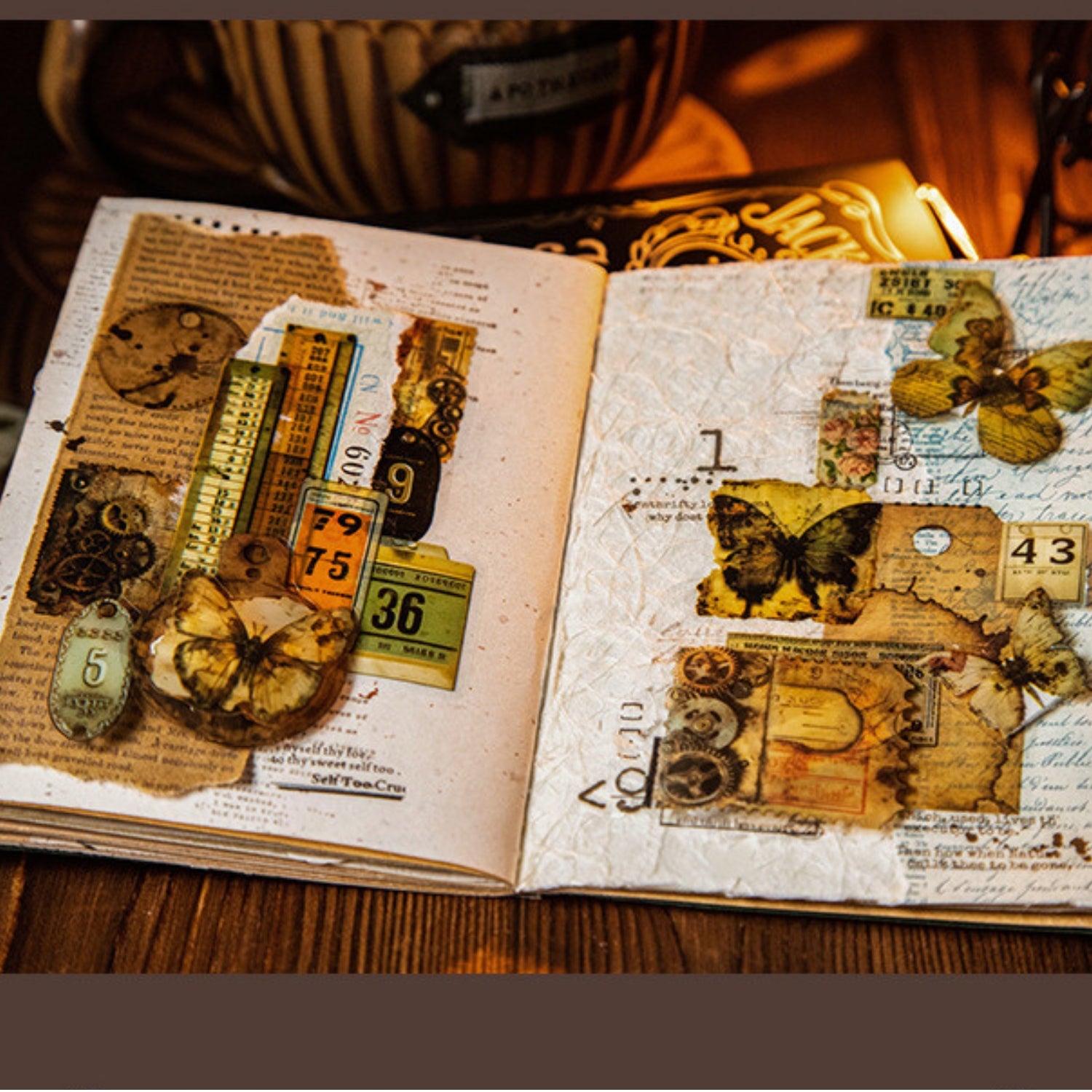 Art Notebook Series Retro Landscaping Tape 7