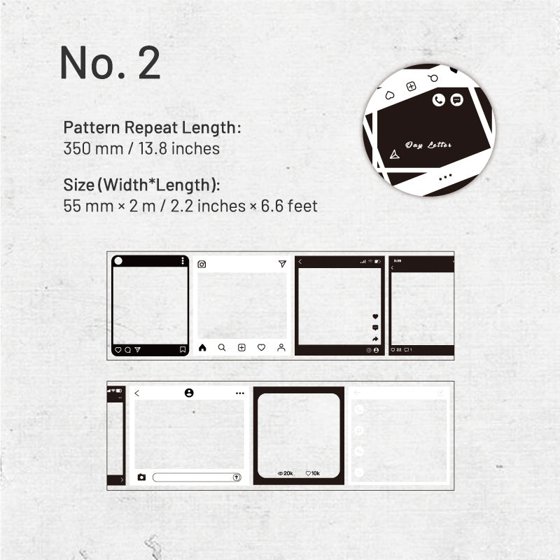 Artistic Border PET Decorative Tape sku-2