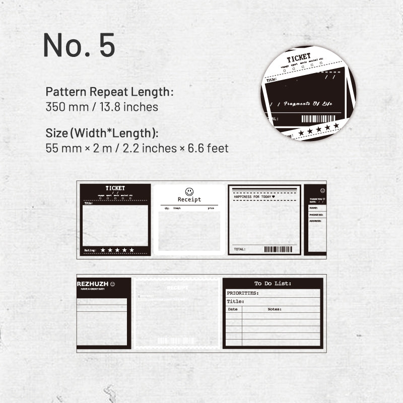 Artistic Border PET Decorative Tape sku-5