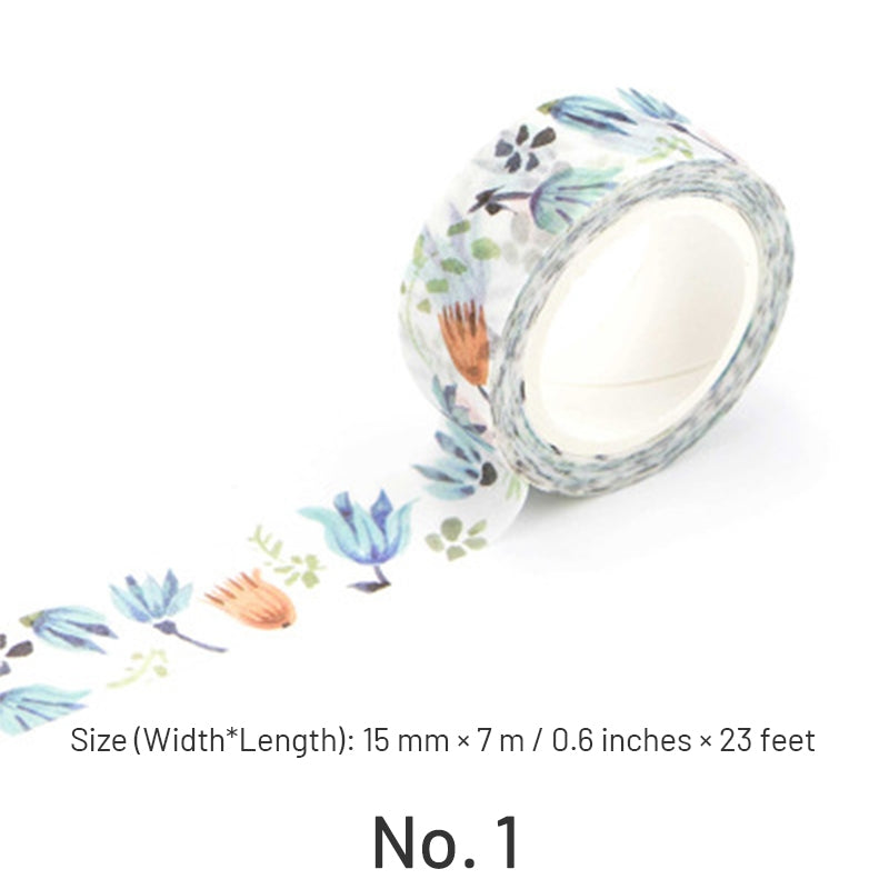 Artistic Japanese Motif Washi Tape sku-1