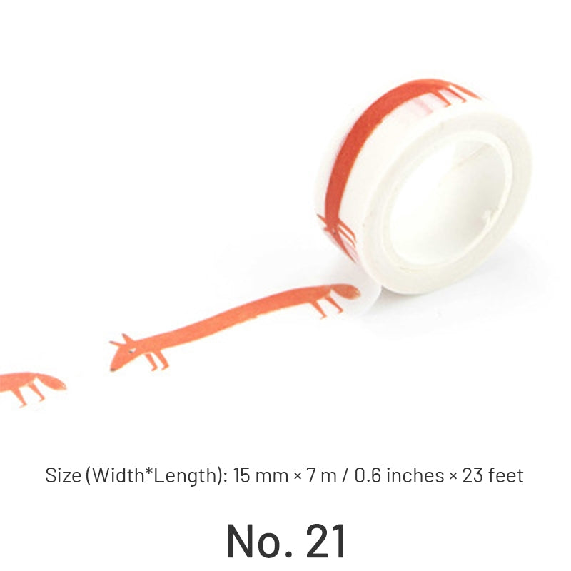 Artistic Japanese Motif Washi Tape sku-21