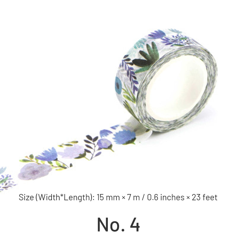 Artistic Japanese Motif Washi Tape sku-4