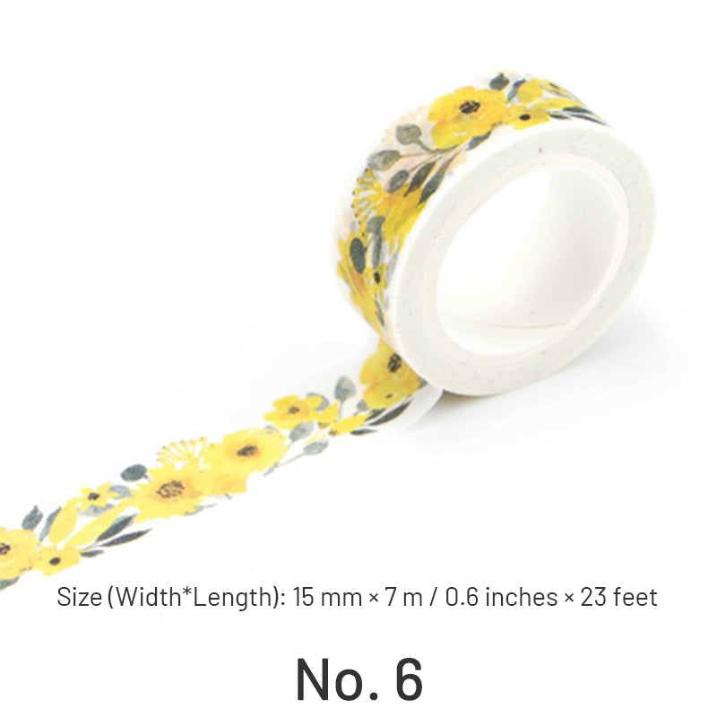 Artistic Japanese Motif Washi Tape sku-6