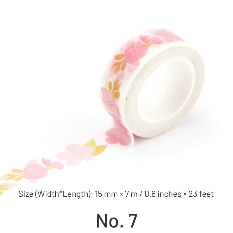 Artistic Japanese Motif Washi Tape sku-7