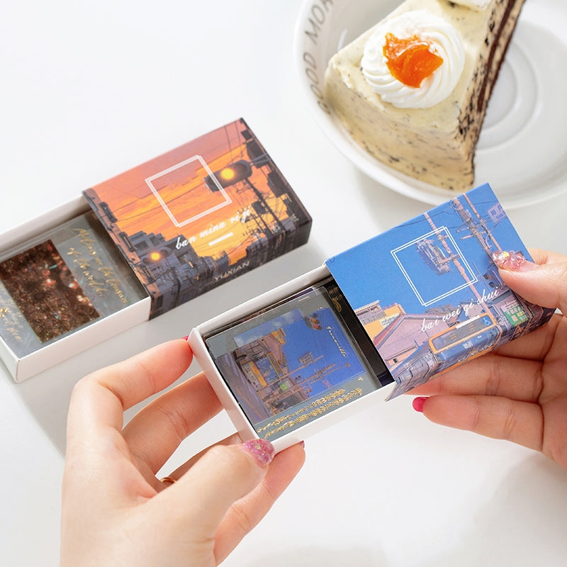 Artistic Landscape Photo PET Stickers b