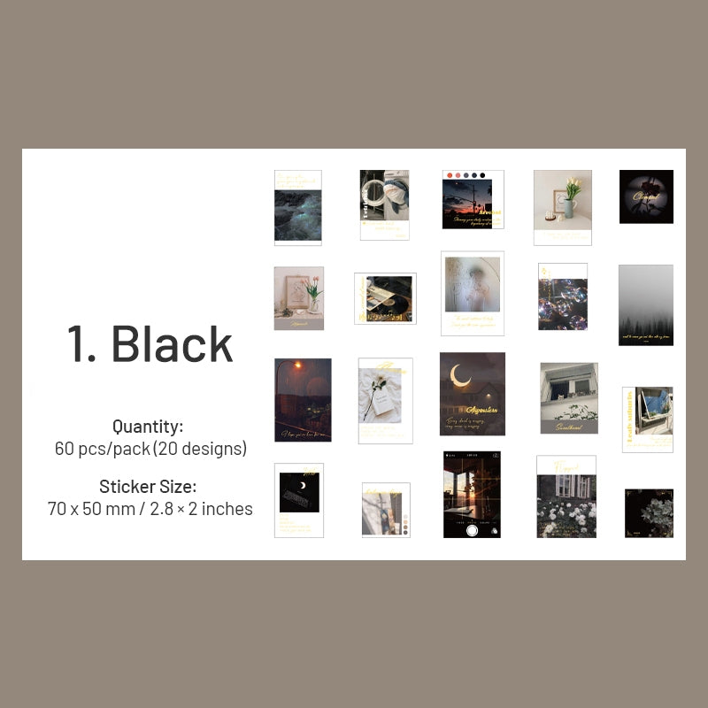Artistic Landscape Photo PET Stickers sku-1