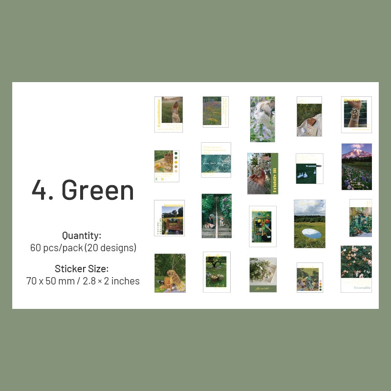 Artistic Landscape Photo PET Stickers sku-4