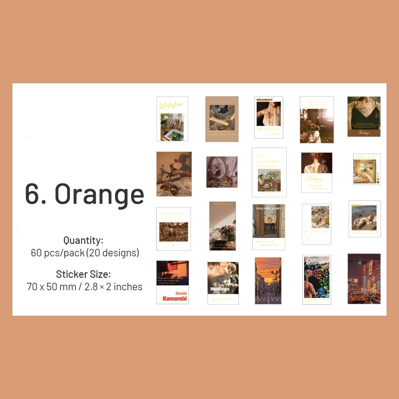 Artistic Landscape Photo PET Stickers sku-6