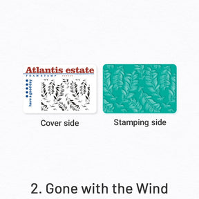 Atlantis Mysterious Manor Series Plant Scenery Rubber Stamp sku-2
