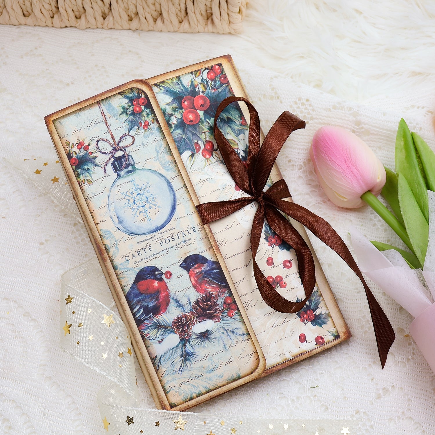 Back to Christmas Mini Folio Handmade Rustic Christmas Booklet Craft Kit Back to Christmas Mini Folio Handmade Rustic Christmas Booklet Craft Kit10