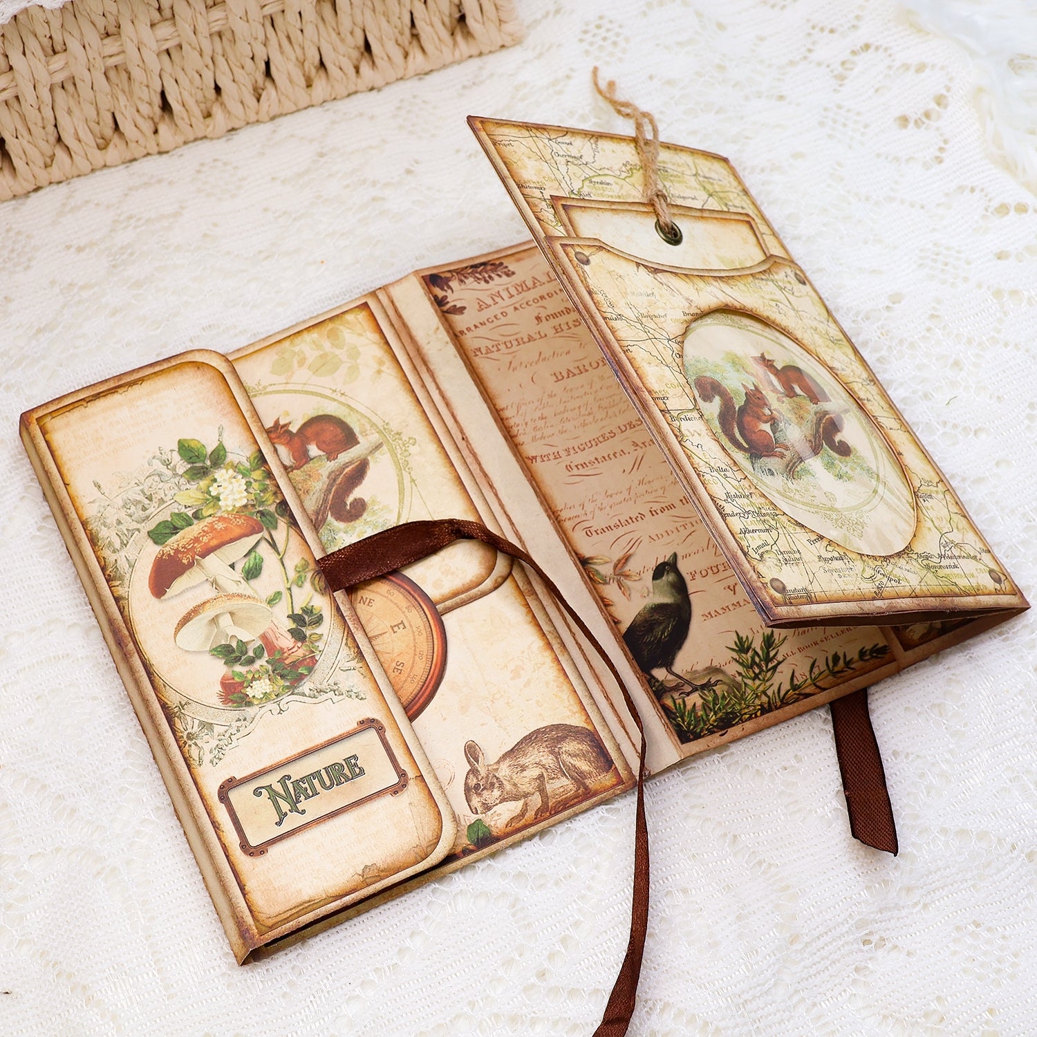 Back to Nature Mini Folio Botanical Booklet Handmade Craft Kit Back to Nature Mini Folio Botanical Booklet Handmade Craft Kit 5