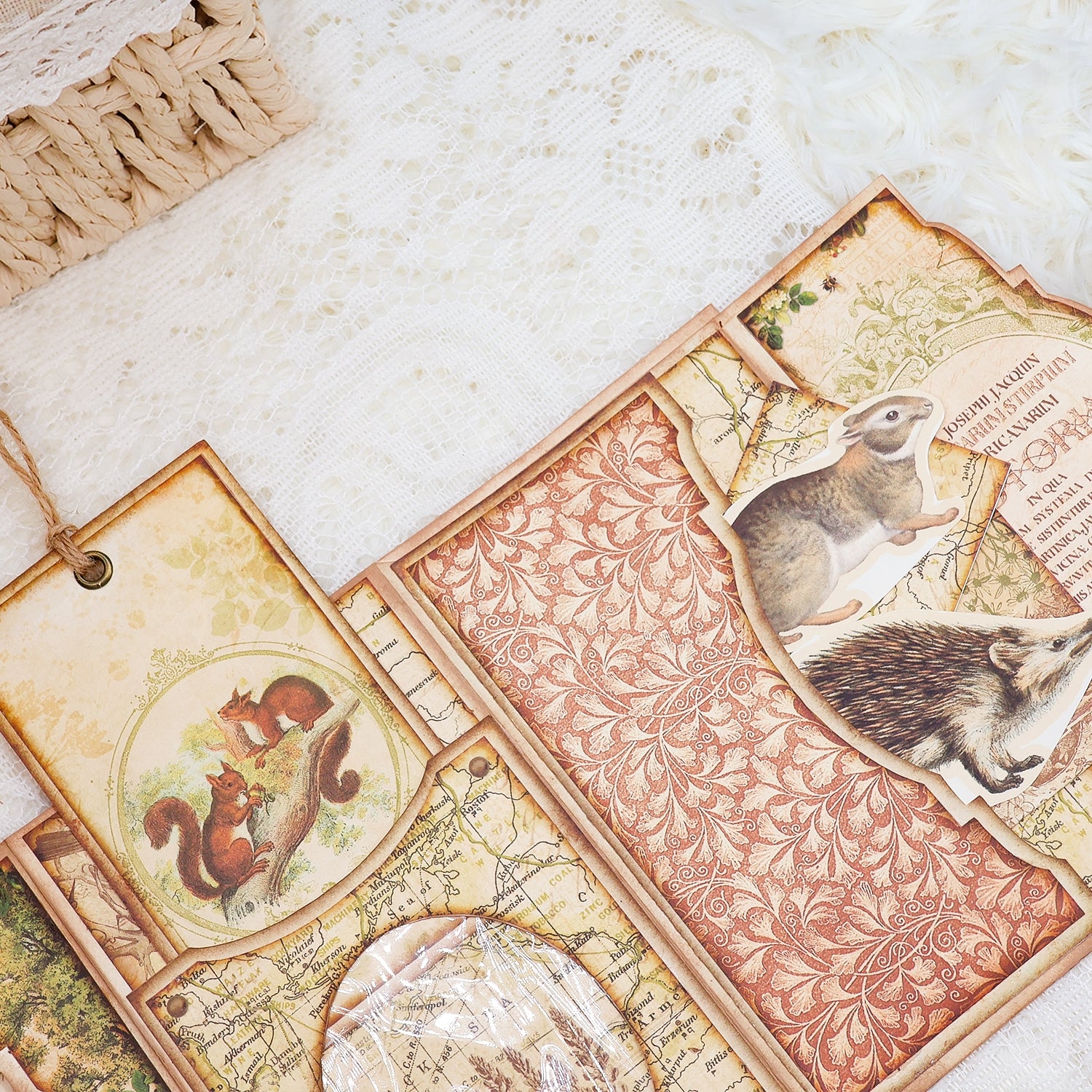 Back to Nature Mini Folio Botanical Booklet Handmade Craft Kit Back to Nature Mini Folio Botanical Booklet Handmade Craft Kit 6