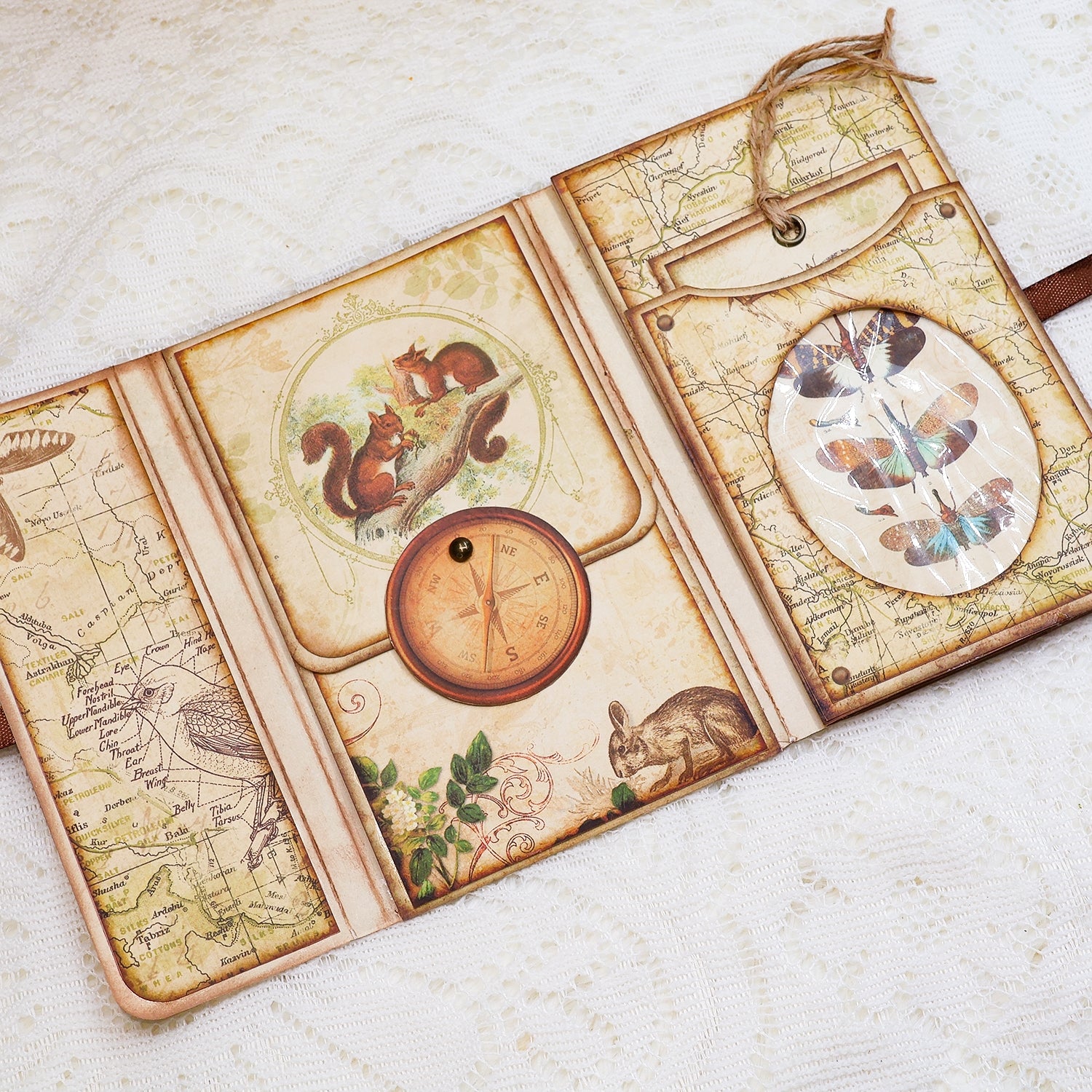 Back to Nature Mini Folio Botanical Booklet Handmade Craft Kit Back to Nature Mini Folio Botanical Booklet Handmade Craft Kit 9