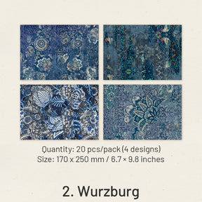 Baroque Relics SeriesVintage Scrapbook Paper sku-2