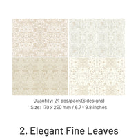 2. Elegant Fine Leaves