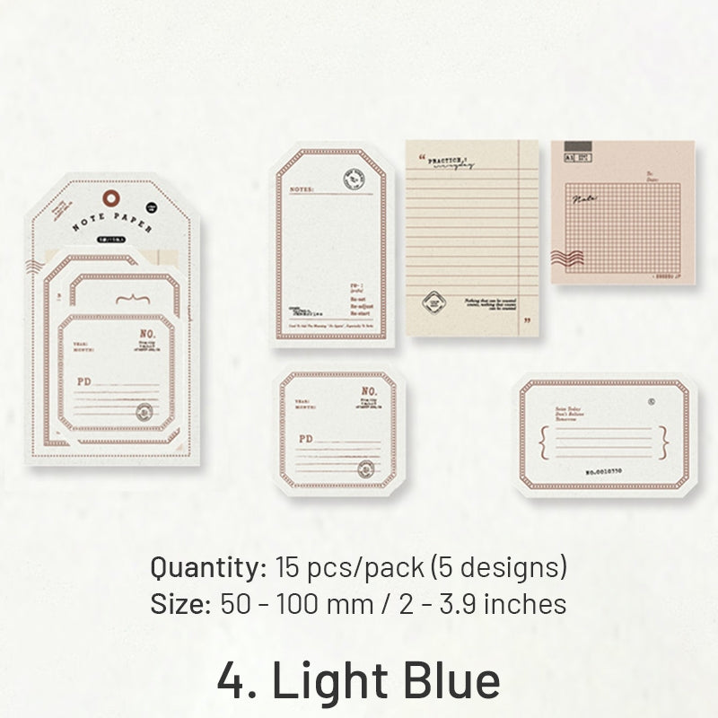 Basic Label Sticky Notes | Self-Adhesive Paper Notes by Stamprints