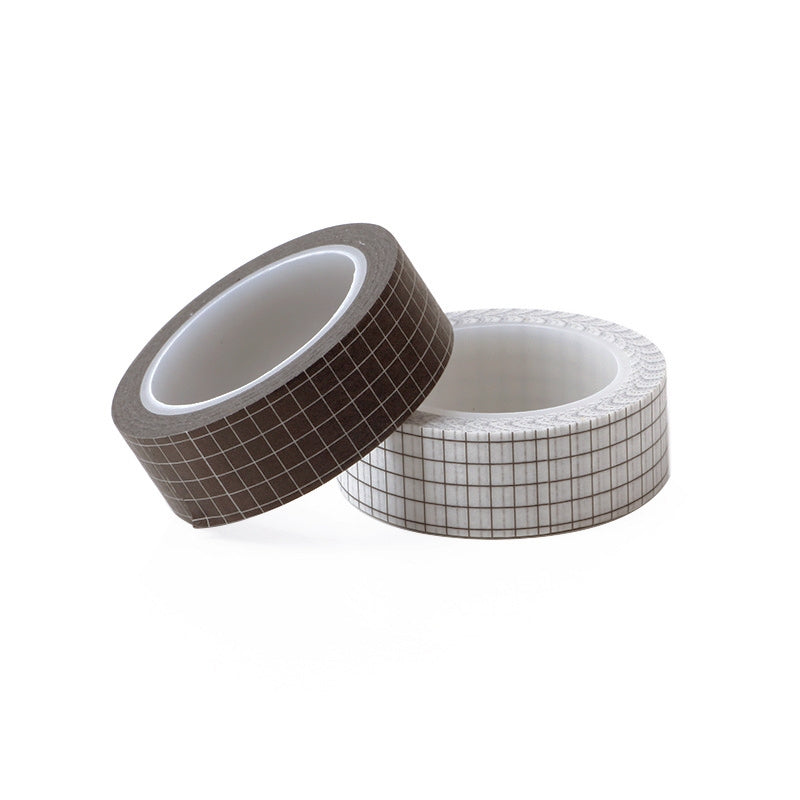 Basic Solid Color Grid Washi Tape b