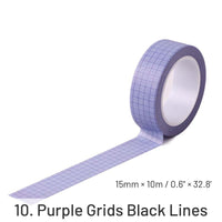 10. Purple Grids Black Lines