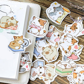 Be My Cat Cartoon Self-adhesive Stickers c