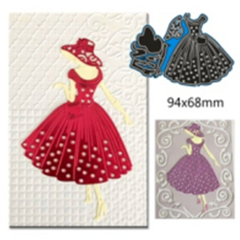  Beautiful Girl Carbon Steel Crafting Dies 主图-1