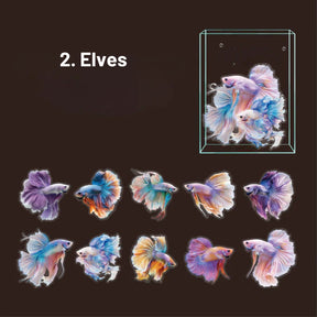 Betta Series Ocean Material Decorative Stickers93