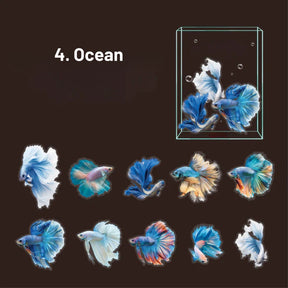 Betta Series Ocean Material Decorative Stickers95