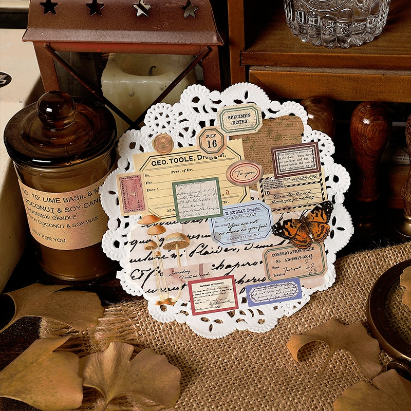 Bill Collection Series Self-Adhesive Journal Stickers b3