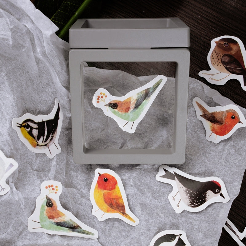 Bird-Themed Animal Stickers b4