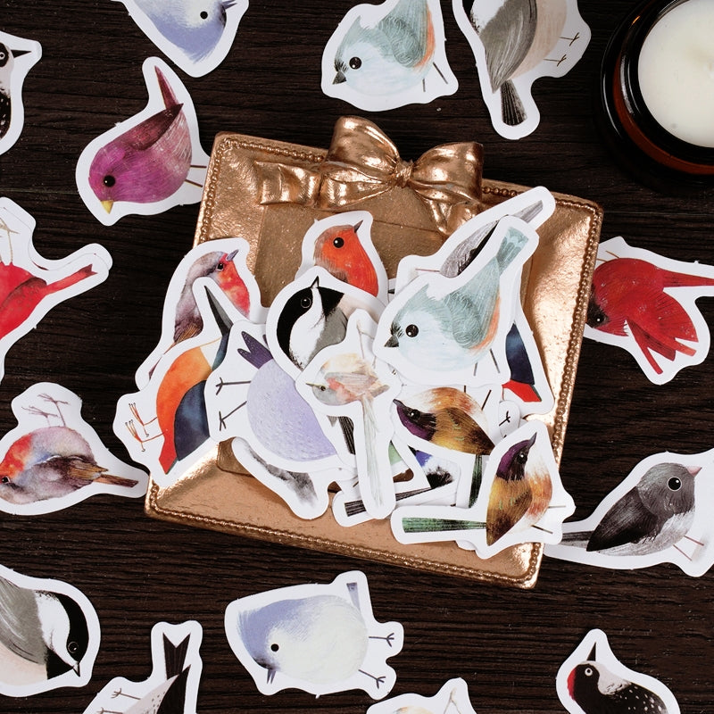 Bird-Themed Animal Stickers b7