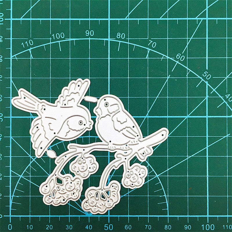 Birds on Tree Branches Carbon Steel Crafting Dies sku