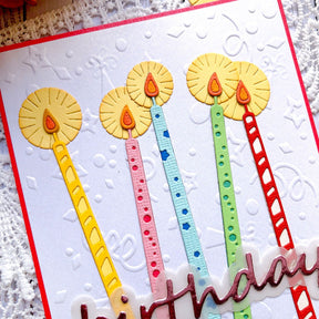 Birthday Candles Carbon Steel Crafting Dies10