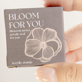 Blooming for You Series Flower Theme Acrylic Stamp 20