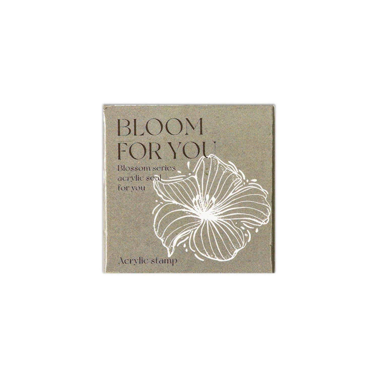 Blooming for You Series Flower Theme Acrylic Stamp 7