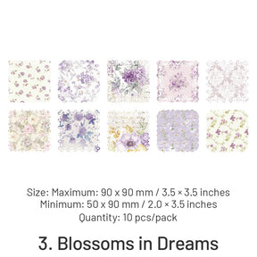 Blooming Period Series Floral Hollow Lace Paper sku-3
