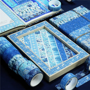 Blue Ice and Snow Washi Tape Set b4