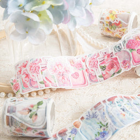 Bottle and Flower Rolled Washi Stickers b5