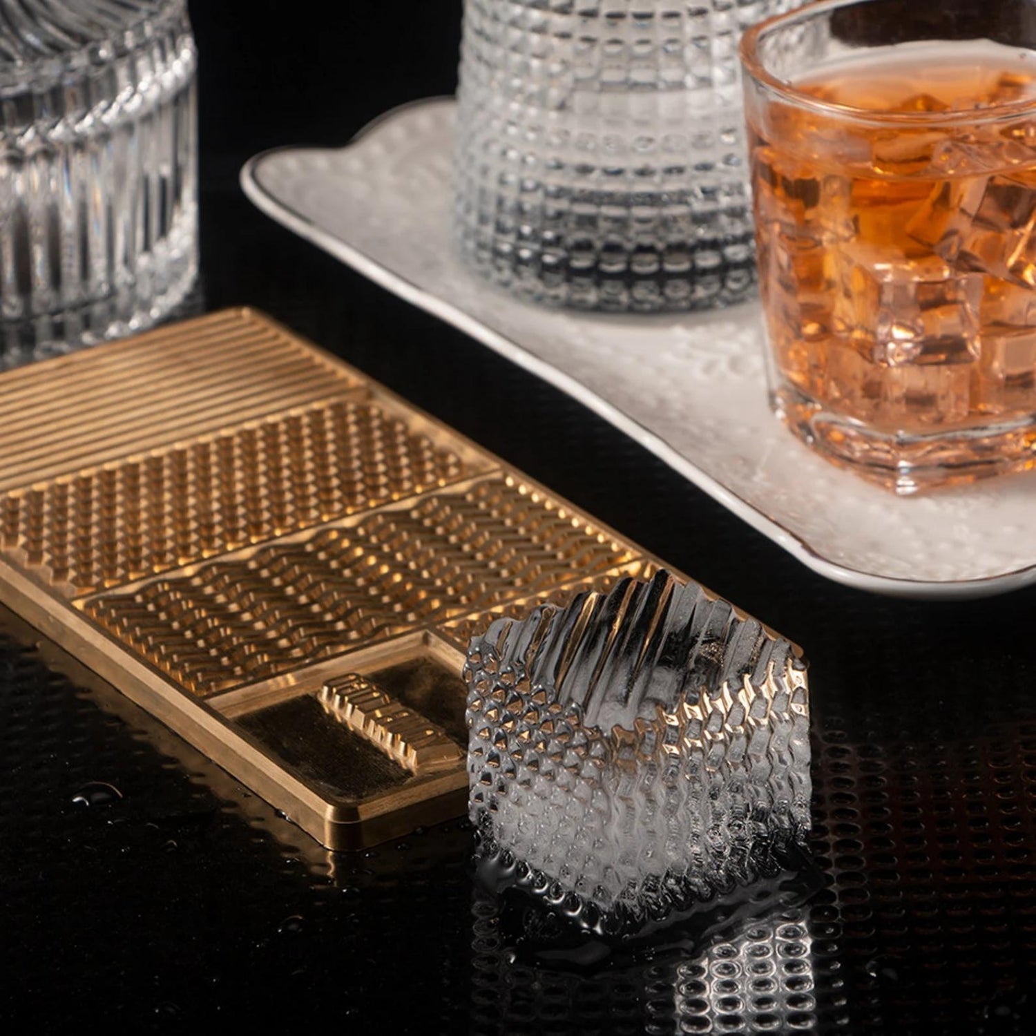 Brass Ice Cube Plate 11