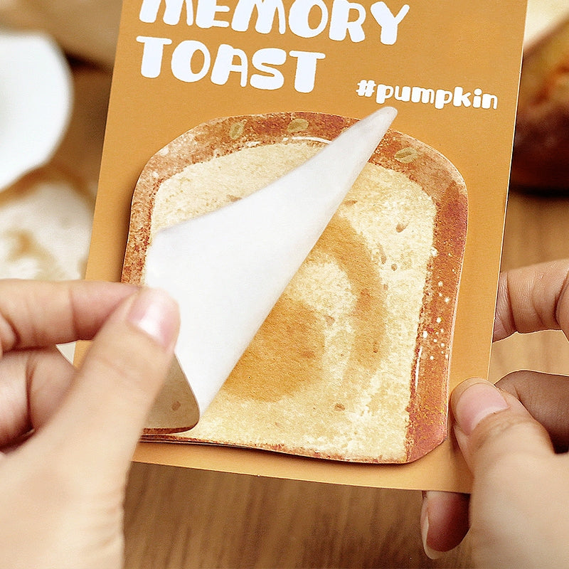 Bread Shaped Sticky Notes - 30PCS c